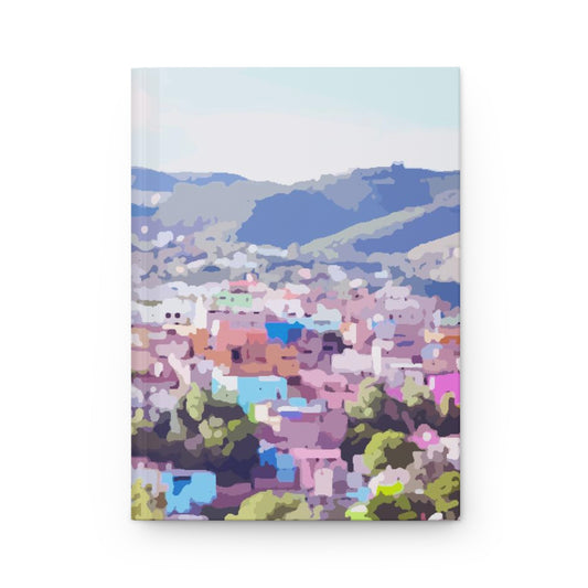 View from above hardcover journal - matte finish