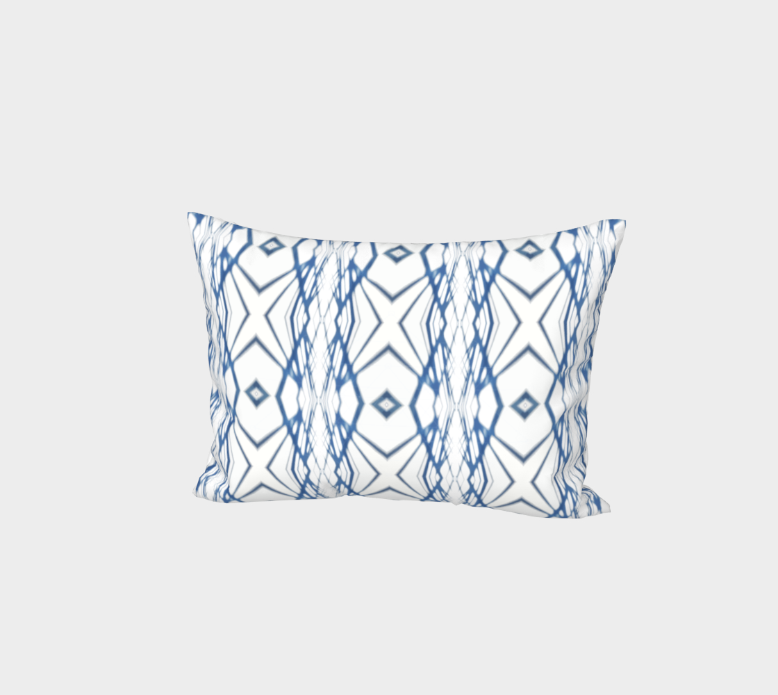 Indigo shadows bed pillow sham