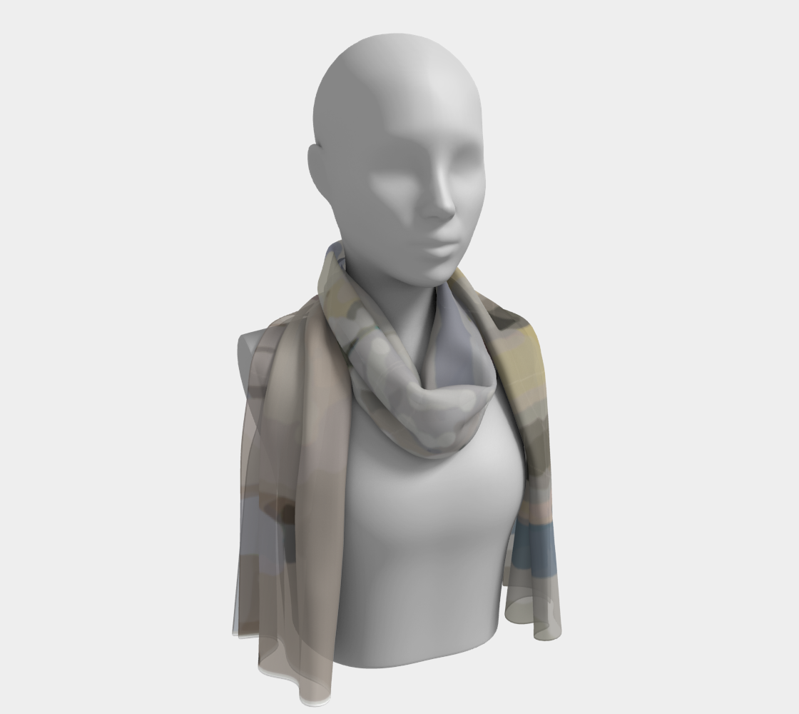 Slice of life oblong scarf